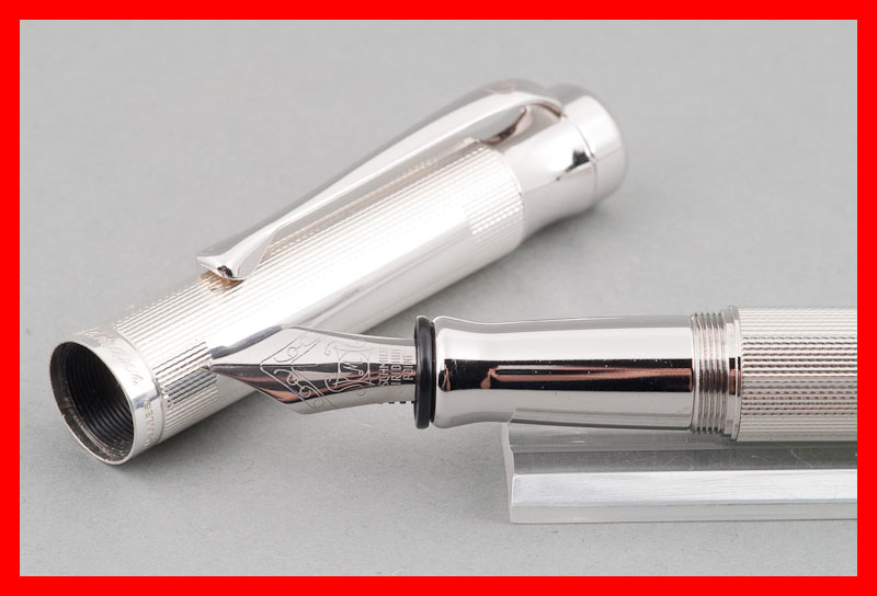 Vintage famous solid silver fountain pen German made