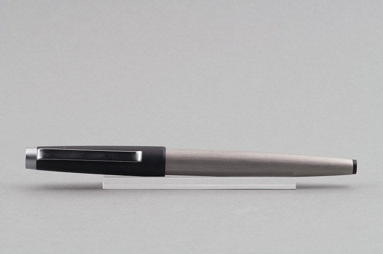 Vintage LAMY 525 fibre pen brushed metal silver/black  